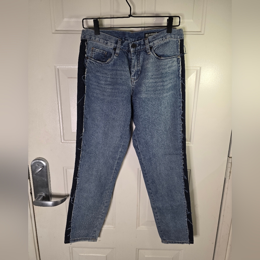 Blank NYC Crop Girlfriend Denim‎ Blue Jeans Size 27